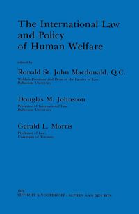Produktbild: International Law and Policy of Human Welfare