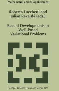 Produktbild: Recent Developments in Well-Posed Variational Problems