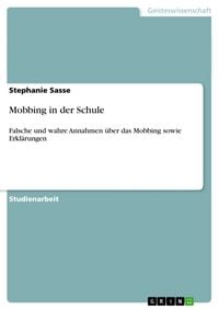 Produktbild: Mobbing in der Schule