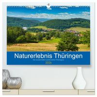 Produktbild: Naturerlebnis Th&uuml;ringen (hochwertiger Premium Wandkalender 2026 DIN A2 quer), Kunstdruck in Hochglanz