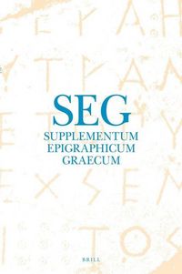 Produktbild: Supplementum Epigraphicum Graecum, Volume LXVII (2017)