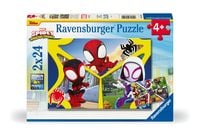 Produktbild: Kinderpuzzle 2x24 Teile - Spider-Man - Spidey und seine Super-Freunde