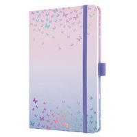 Produktbild: SIGEL 7J347 Wochenkalender Jolie 2027, ca. A5, Butterfly Confetti Candy, Hardcover