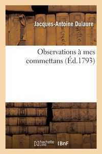 Produktbild: Observations &agrave; mes commettans