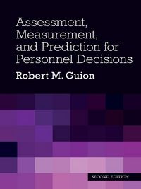 Produktbild: Assessment, Measurement, and Prediction for Personnel Decisions