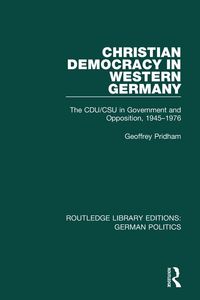 Produktbild: Christian Democracy in Western Germany (RLE