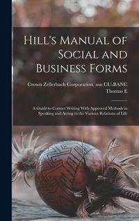 Produktbild: Hill's Manual of Social and Business Forms