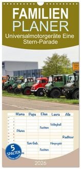 Produktbild: Familienplaner 2026 - Universalmotorger&auml;te Eine Stern-Parade mit 5 Spalten (Wandkalender, 21 x 45 cm) CALVENDO