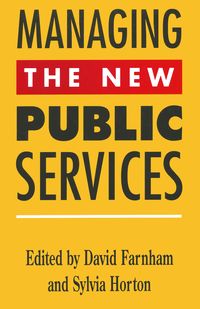 Produktbild: Managing the New Public Services