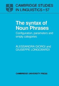 Produktbild: The Syntax of Noun Phrases