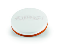 TRIGGin Triggerknopf 25mm orange mit pinkem Tape