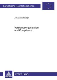 Produktbild: Vorstandsorganisation und Compliance
