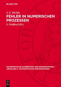 Produktbild: Fehler in numerischen Prozessen