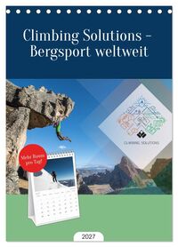 Produktbild: Tischplaner 2027 - Climbing Solutions - Bergsport weltweit (A5 Tischkalender zum Aufstellen) CALVENDO