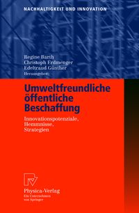 Produktbild: Umweltfreundliche &ouml;ffentliche Beschaffung