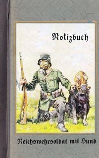 Produktbild: Vintage Historical Art Notebook: Reichswehrsoldat mit Hund (Notizbuch)
