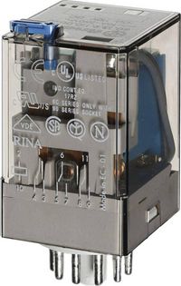 Produktbild: Finder 60.13.9.024.0074 Steckrelais 24 V/DC 10A 3 Wechsler 1St.