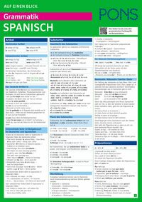 Produktbild: PONS Grammatik auf einen Blick Spanisch