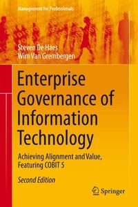 Bild vom Artikel Enterprise Governance of Information Technology vom Autor Steven De Haes