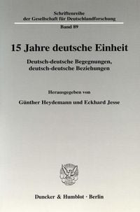 Produktbild: 15 Jahre deutsche Einheit.