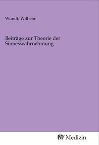 Produktbild: Beitr&auml;ge zur Theorie der Sinneswahrnehmung