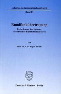Produktbild: Rundfunk&uuml;bertragung.