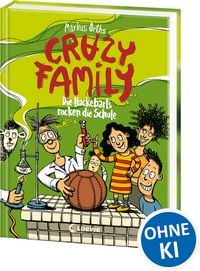 Produktbild: Crazy Family (Band 5) - Die Hackebarts rocken die Schule
