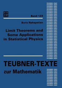 Produktbild: Limit Theorems and Some Applications in Statistical Physics