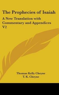 Produktbild: Cheyne, T: Prophecies Of Isaiah