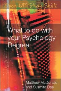 Produktbild: Mcdonald, M: What to do with your Psychology Degree