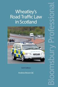 Produktbild: Brown, A: Wheatley's Road Traffic Law in Scotland
