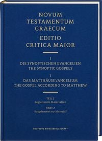 Produktbild: ECM I.1/2 Matthäusevangelium. Begleitende Materialien