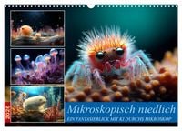 Produktbild: Mikroskopisch niedlich (Wandkalender 2026 DIN A3 quer), CALVENDO Monatskalender