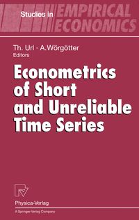 Produktbild: Econometrics of Short and Unreliable Time Series