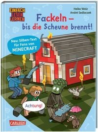 Produktbild: Minecraft Silben-Geschichten: Fackeln &ndash; bis die Scheune brennt!