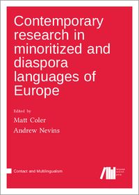 Produktbild: Contemporary research in minoritized and diaspora languages of Europe