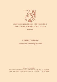 Produktbild: Theorie und Anwendung des Lasers