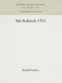 Produktbild: Anthes, R: Mit Rahineh 1955
