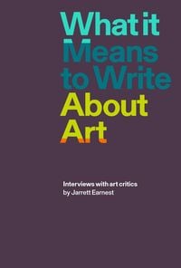 Produktbild: What it Means to Write About Art