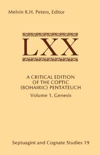 Produktbild: A Critical Edition of the Coptic (Bohairic) Pentateuch