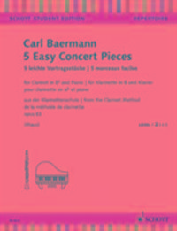 Produktbild: Baermann, C: 5 Easy Concert Pieces Op 63
