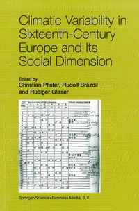 Produktbild: Climatic Variability in Sixteenth-Century Europe and Its Social Dimension
