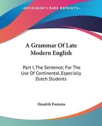Produktbild: A Grammar Of Late Modern English