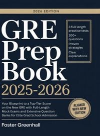 Produktbild: GRE Prep Book 2025-2026
