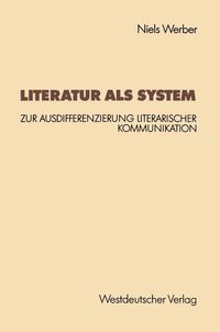 Produktbild: Literatur als System