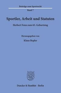 Produktbild: Sportler, Arbeit und Statuten.
