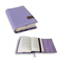 Produktbild: BookSKIN Buch Einband (Gr&ouml;&szlig;enverstellbar) in Purpur mit Lesezeichen