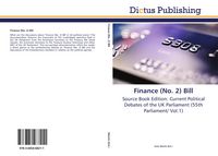 Produktbild: Finance (No. 2) Bill