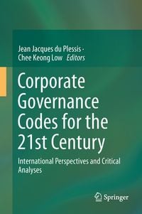 Produktbild: Corporate Governance Codes for the 21st Century