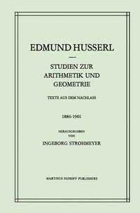 Bild vom Artikel Studien zur Arithmetik und Geometrie vom Autor Edmund Husserl